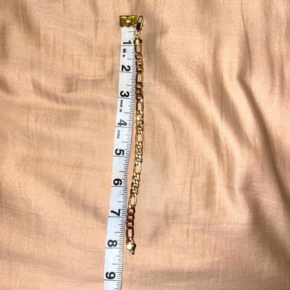 14k gold plated chain and bracelet - Picture 4 of 5